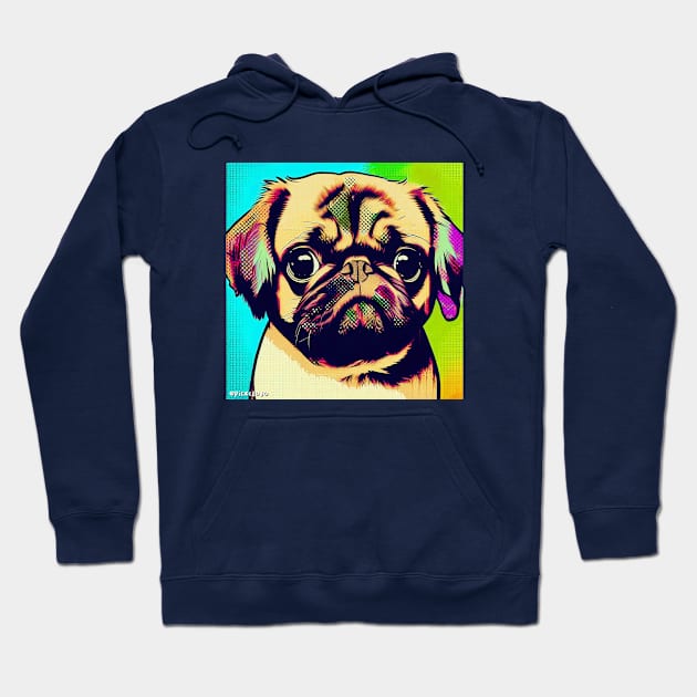 Pugalier Pop Art Hoodie by Sketchy